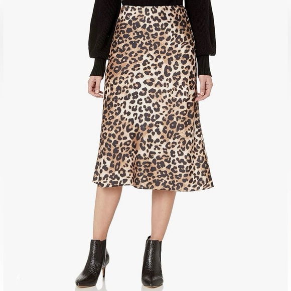 The Drop Women's Maya Silky Slip Skirt | L - Picture 1 of 9